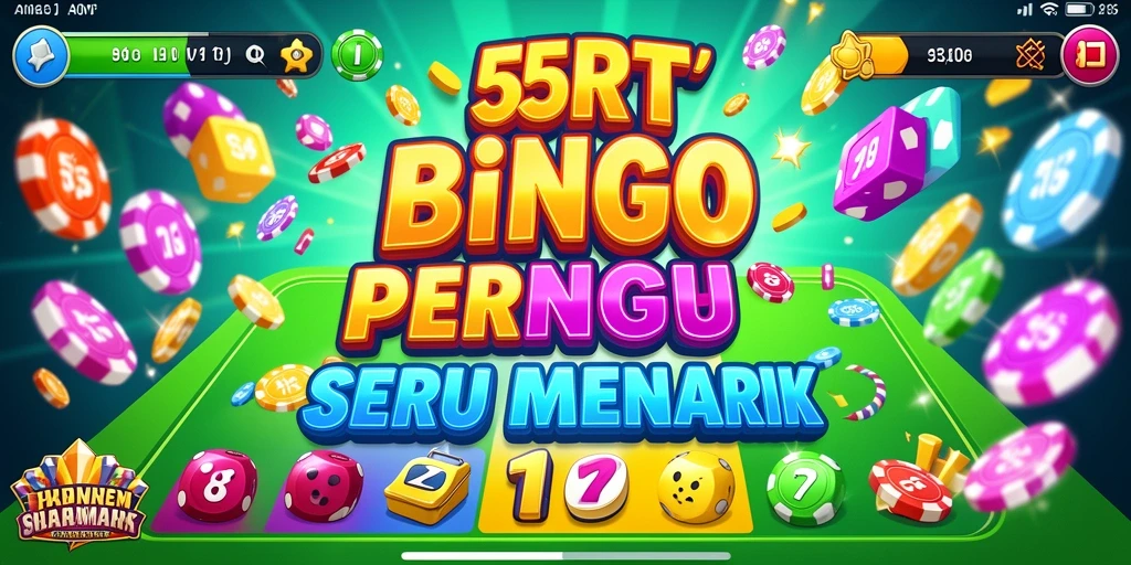 Screenshot gameplay 55RT yang menunjukkan keseruan permainan Bingo.