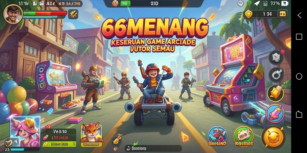 Gameplay seru di dalam 66MENANG dengan banyak tantangan.
