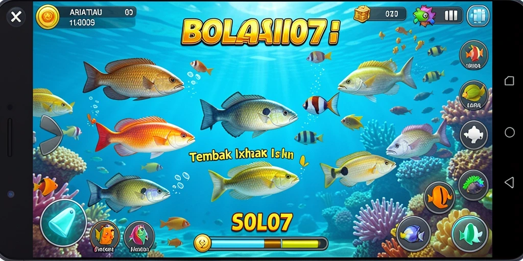 Screenshot gameplay Tembak Ikan yang menyenangkan di BOLA07.