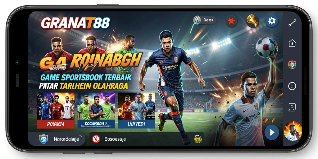 Tampilan utama GRANAT88 saat bermain taruhan olahraga.