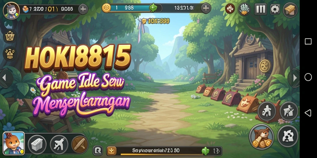 Tampilan gameplay HOKI8815 yang menggugah selera bermain Idle.