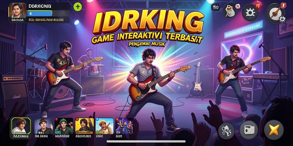 Tampilan gameplay IDRKING yang seru dan interaktif.