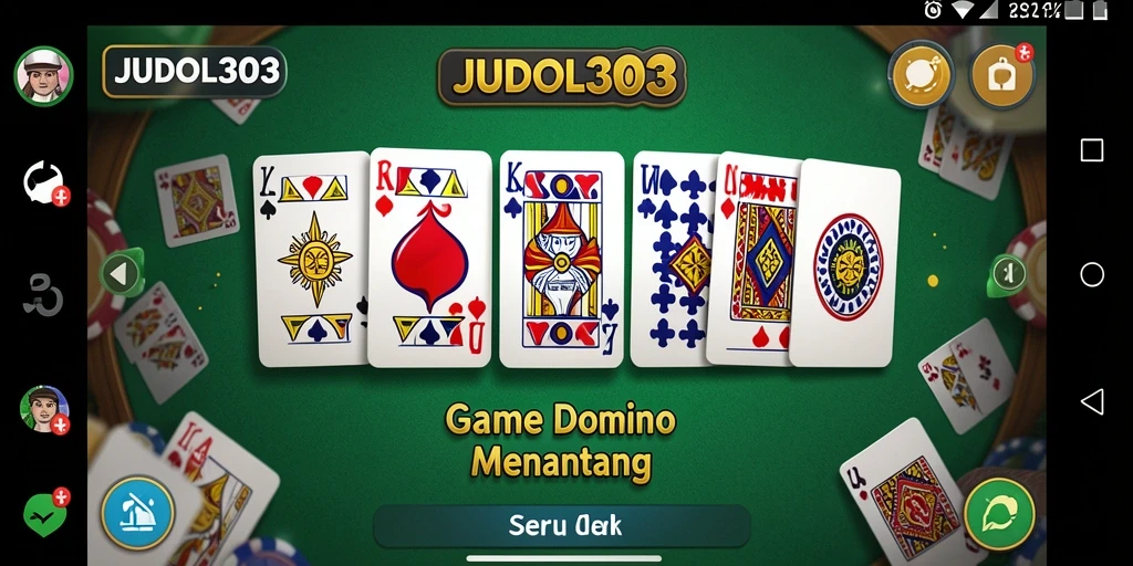 Screenshot gameplay menarik dari JUDOL303 yang menunjukkan strategi domino.