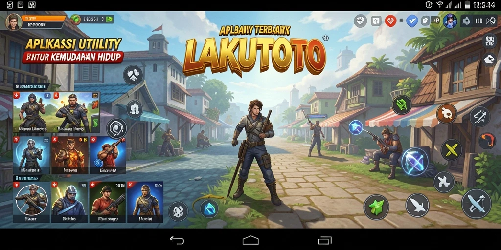 Tampilan antarmuka LAKUTOTO yang memudahkan pengguna.