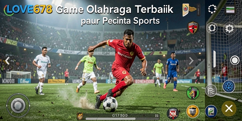 Tampilan gameplay seru dalam <strong>LOVE678</strong> saat pertandingan olahraga berlangsung.