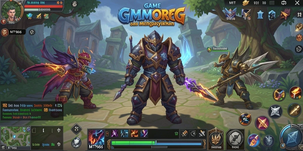 Tampilan gameplay MT966 yang memukau dalam dunia MMORPG.