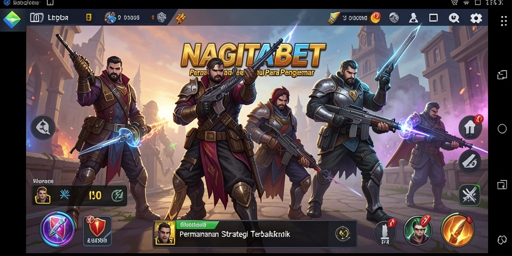 Tampilan gameplay NAGITABET yang menegangkan dan strategis.