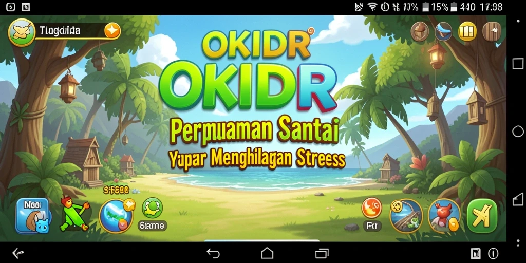 Tampilan gameplay menarik dari permainan OKIDR yang mengasyikkan.