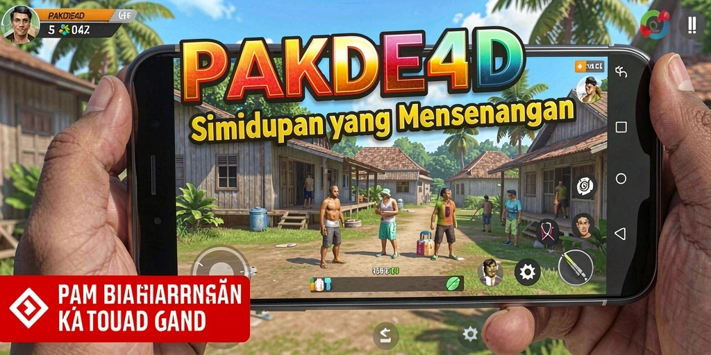 Tampilan gameplay yang menarik dalam simulasi kehidupan.