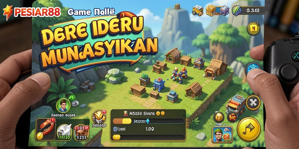 Screenshot gameplay PESIAR88 yang menunjukkan keseruan permainan Idle.