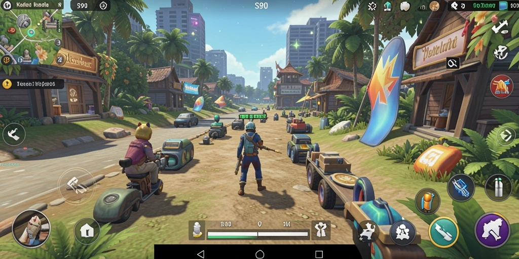 Tampilan gameplay S80 yang menakjubkan dengan interaksi karakter.