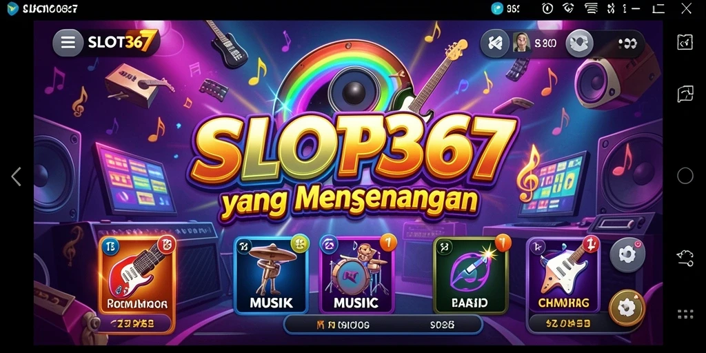 Screenshot gameplay SLOT367 menampilkan keseruan bermain sambil menikmati musik.