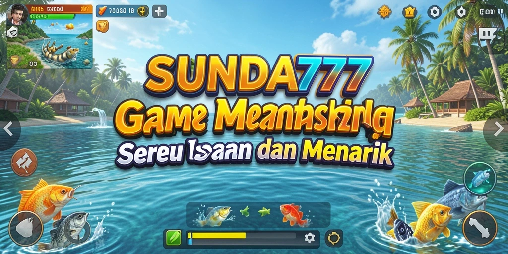 Tampilan gameplay SUNDA777 yang menyenangkan dengan suasana memancing yang menawan.