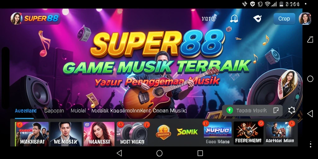 Tampilan gameplay penuh warna di SUPER88 yang mengasyikkan.