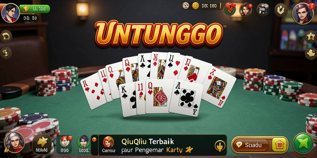Gameplay menarik dari UNTUNGGO saat bermain QiuQiu.